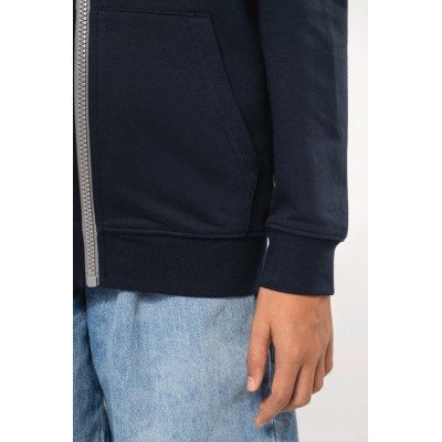 Kids’ full zip hooded sweatshirt